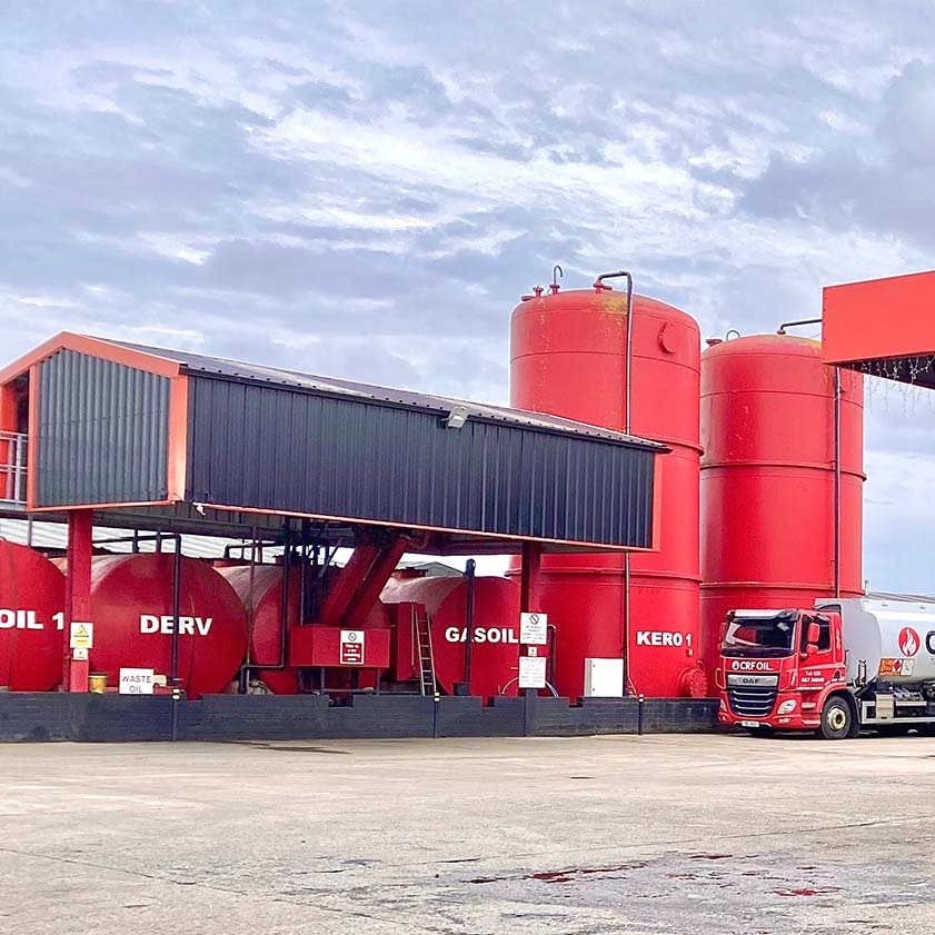 CRF oil tanks Ballinderry Bridge, Coagh, Cookstown